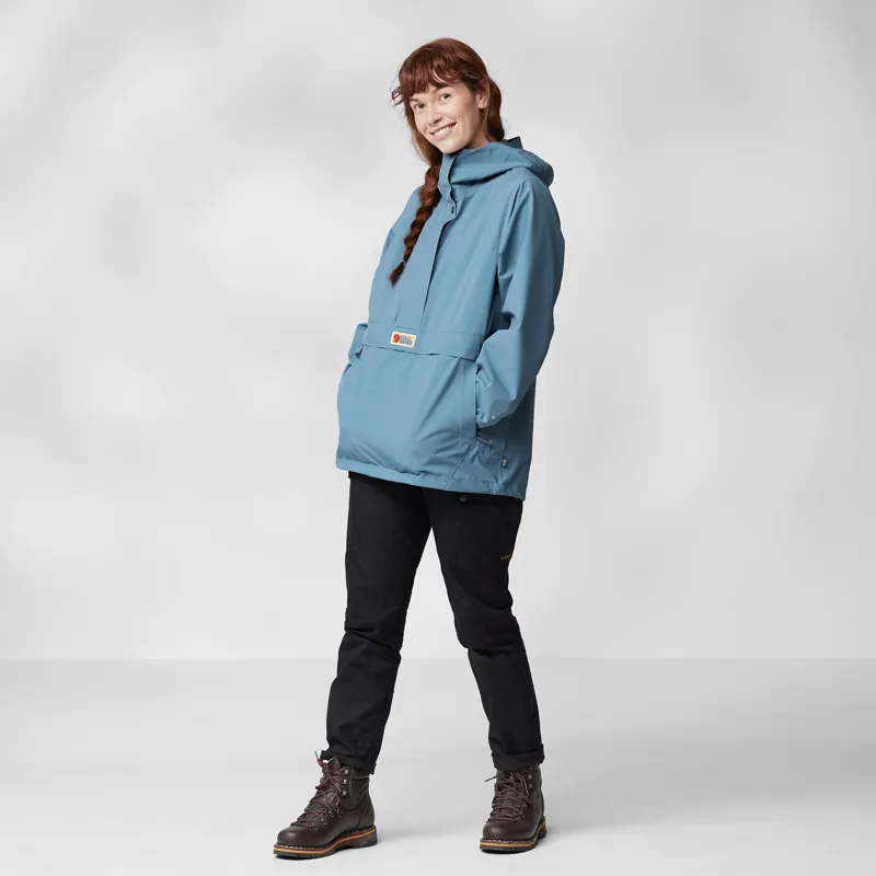 Fjallraven Vardag Hydratic Waterproof Anorak Womens in Black-3